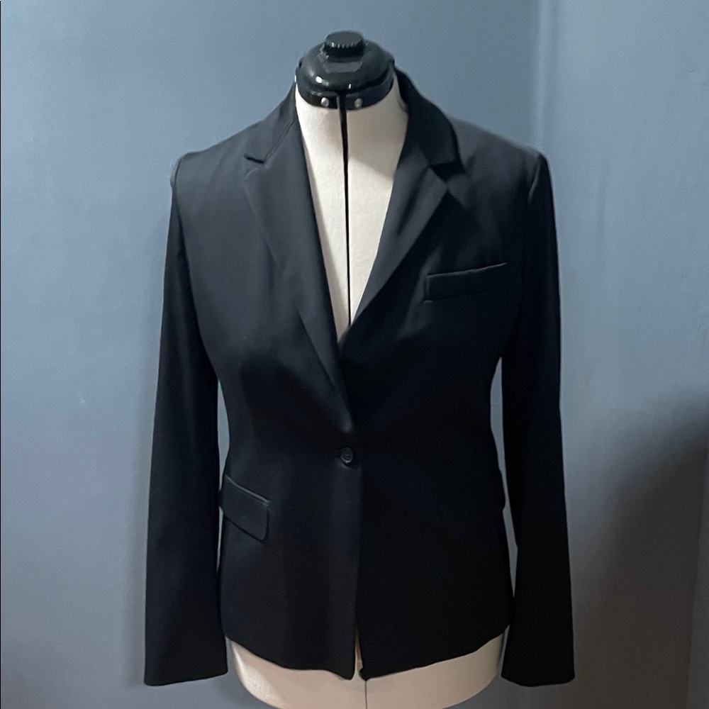 Elie Tahari Classic Black Blazer Size-12